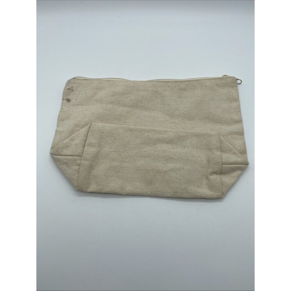 Wavy Bounce Curl Cream Canvas Zip Bag Pouch Organization Travel Kit - Picture 4 of 6